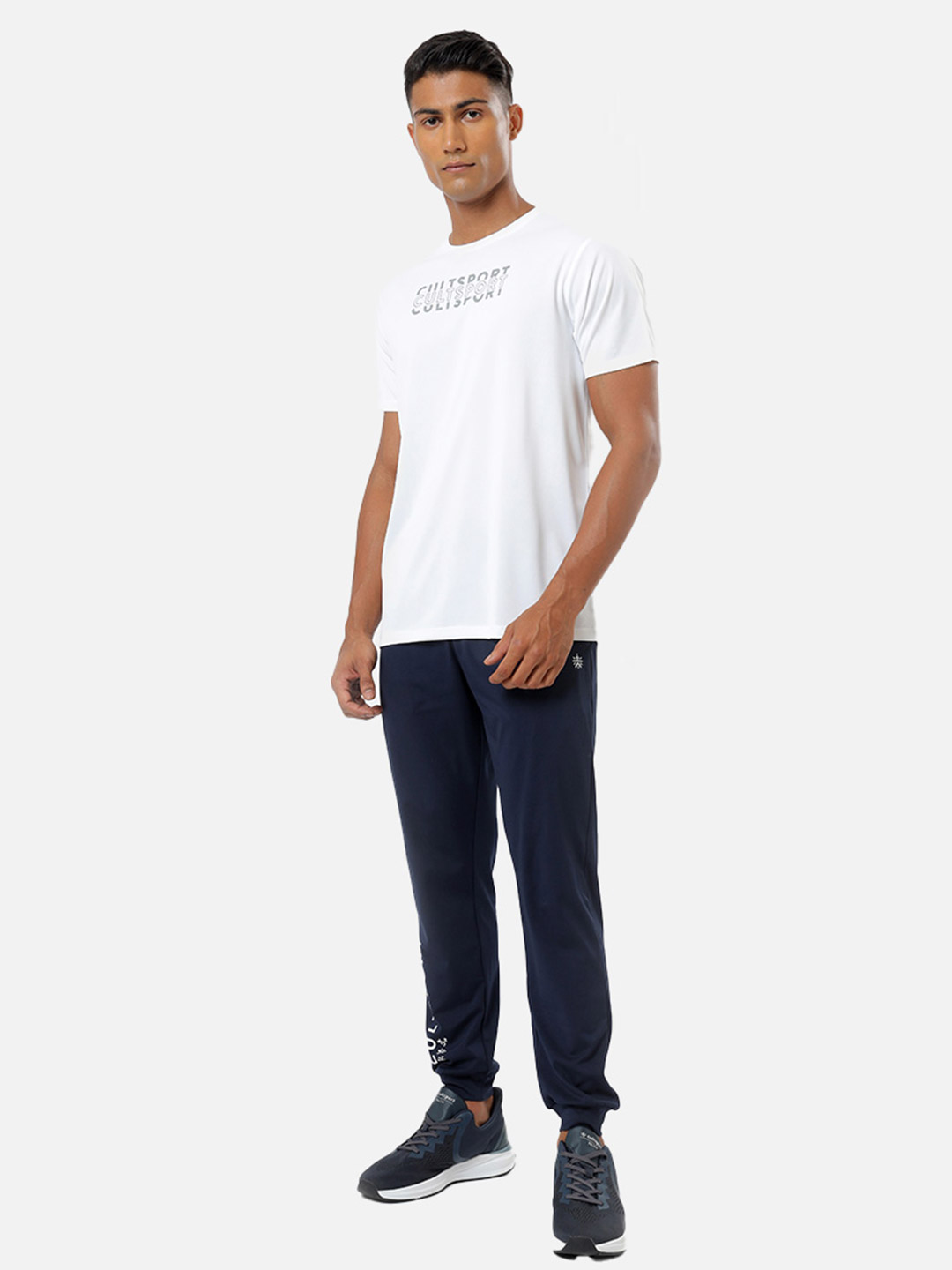 Cultsport One Men White Branding Play Active Tshirt (2)