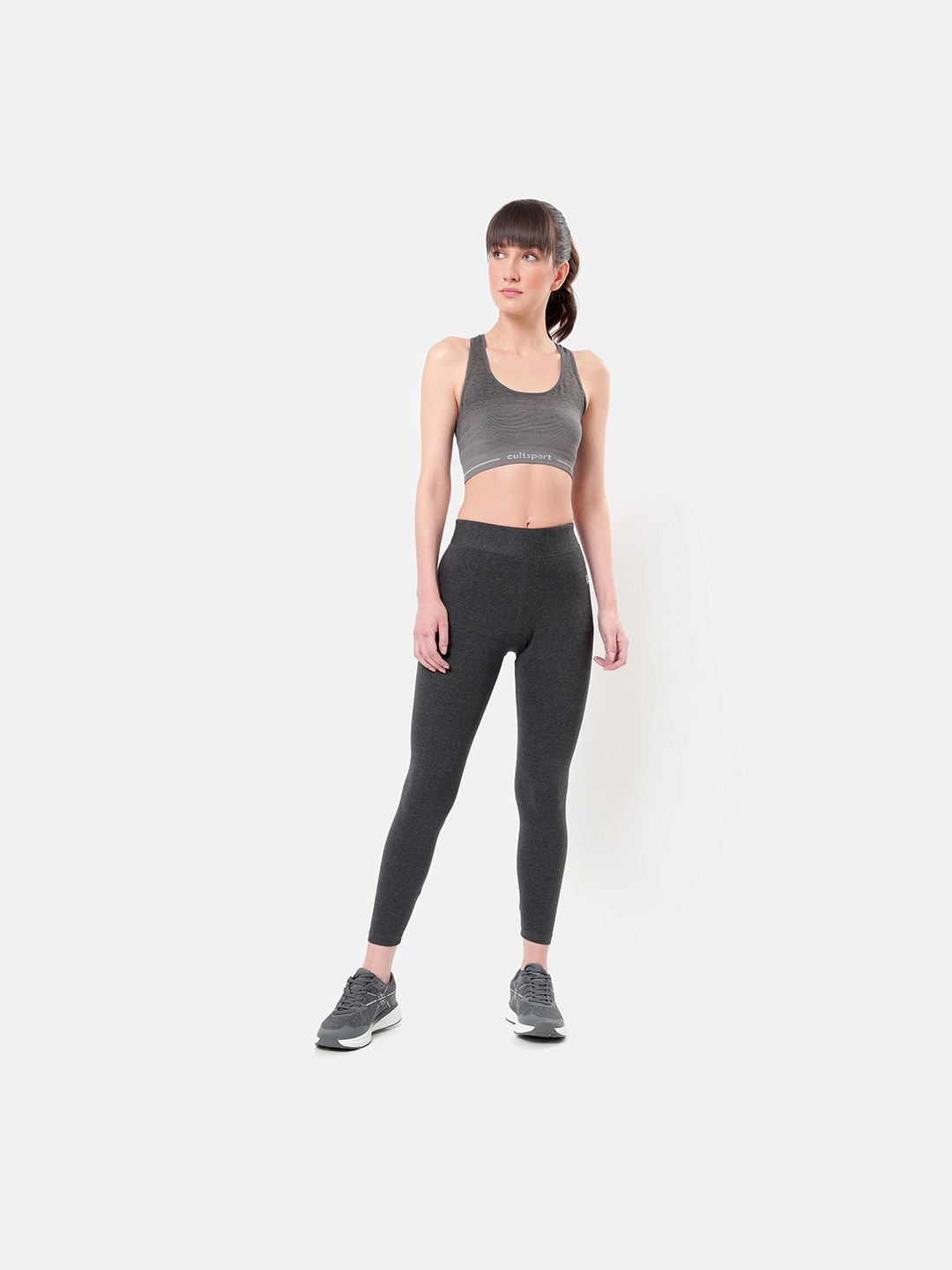 Cultsport One Women Grey Everyday Comfort Tights (1)