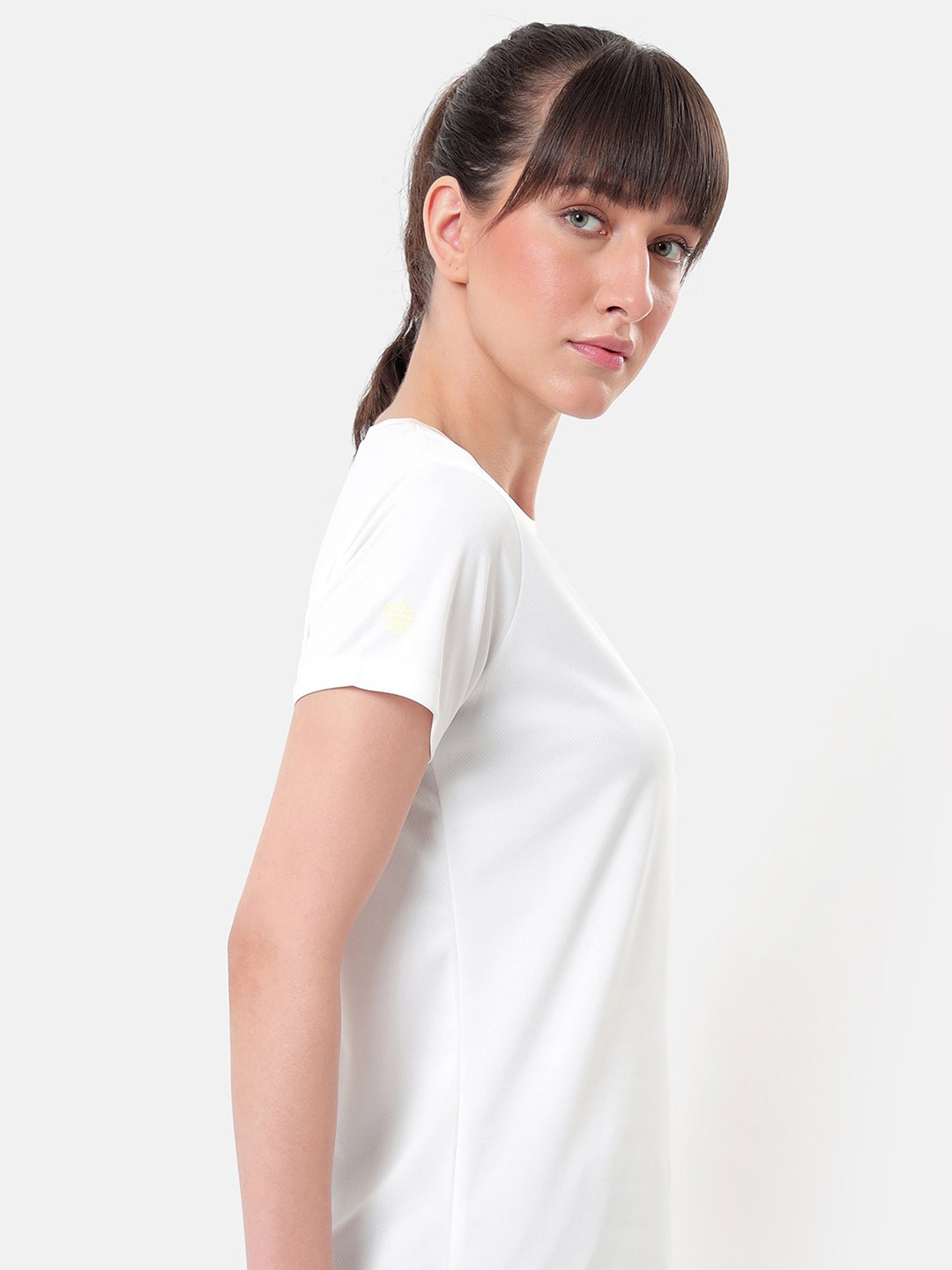 Cultsport One Women White Graphic Play Performance Tshirt (4)