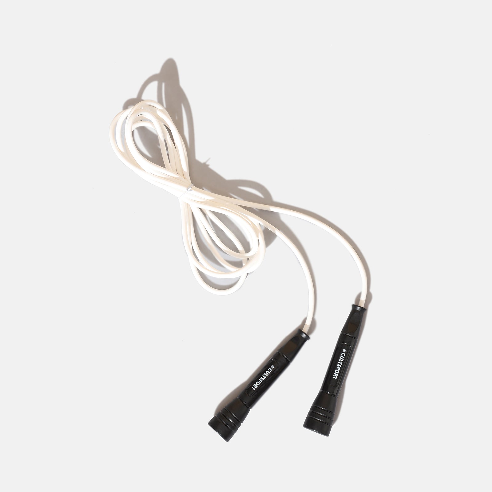Cultsport Unisex White PVC Light Weight Jump Rope (1)