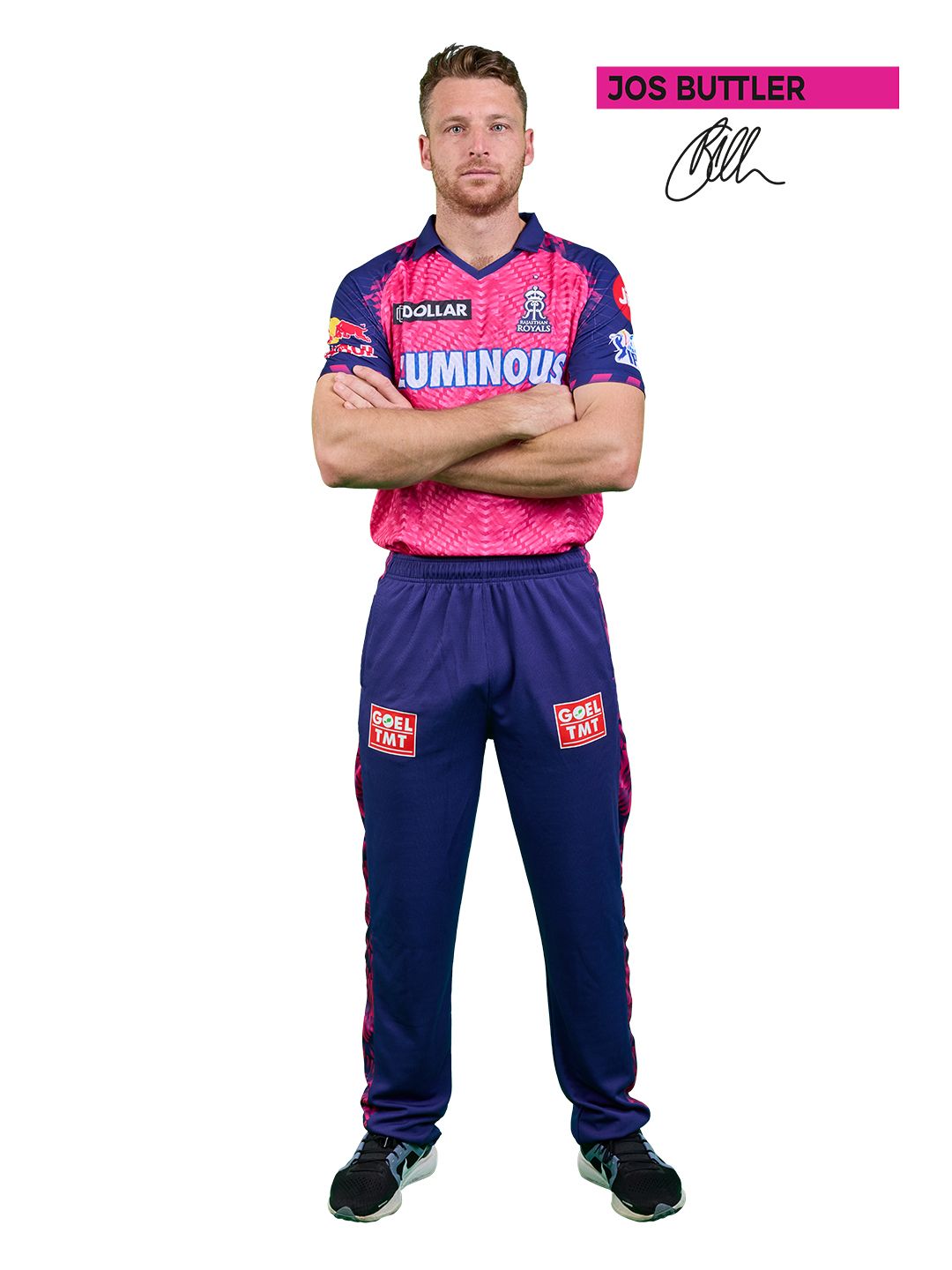 Buy Men Pink Printed Official Replica Jersey 2023 From Fancode Shop.