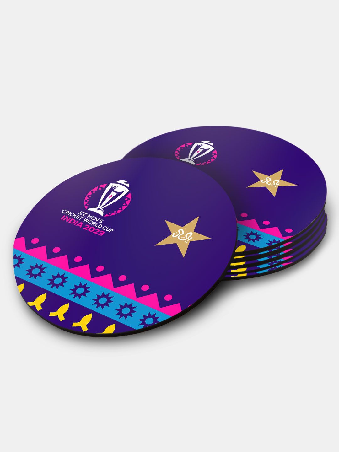 Buy ICC CWC23 Team Pakistan Circle Coasters(Pack of 1) From Fancode Shop.