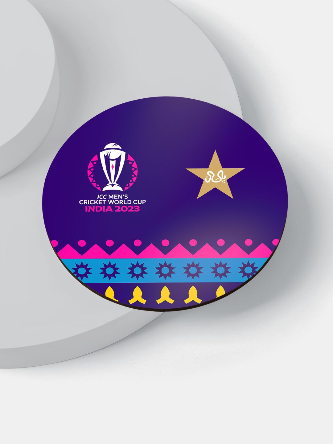 Buy ICC CWC23 Team Pakistan Circle Coasters(Pack of 1) From Fancode Shop.