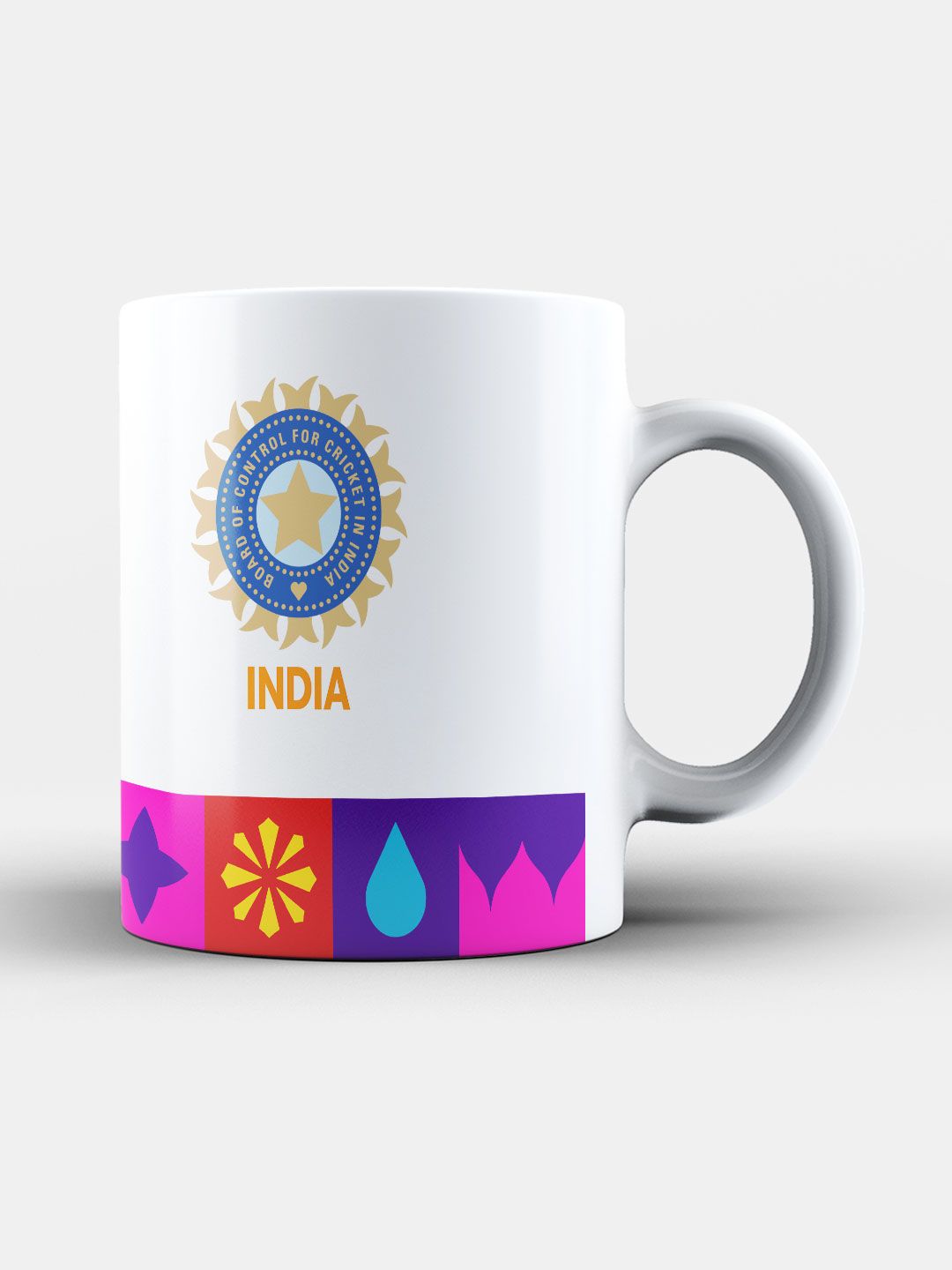 Official ICC CWC-23 Team India Coffee Mug-(Pack of 1)