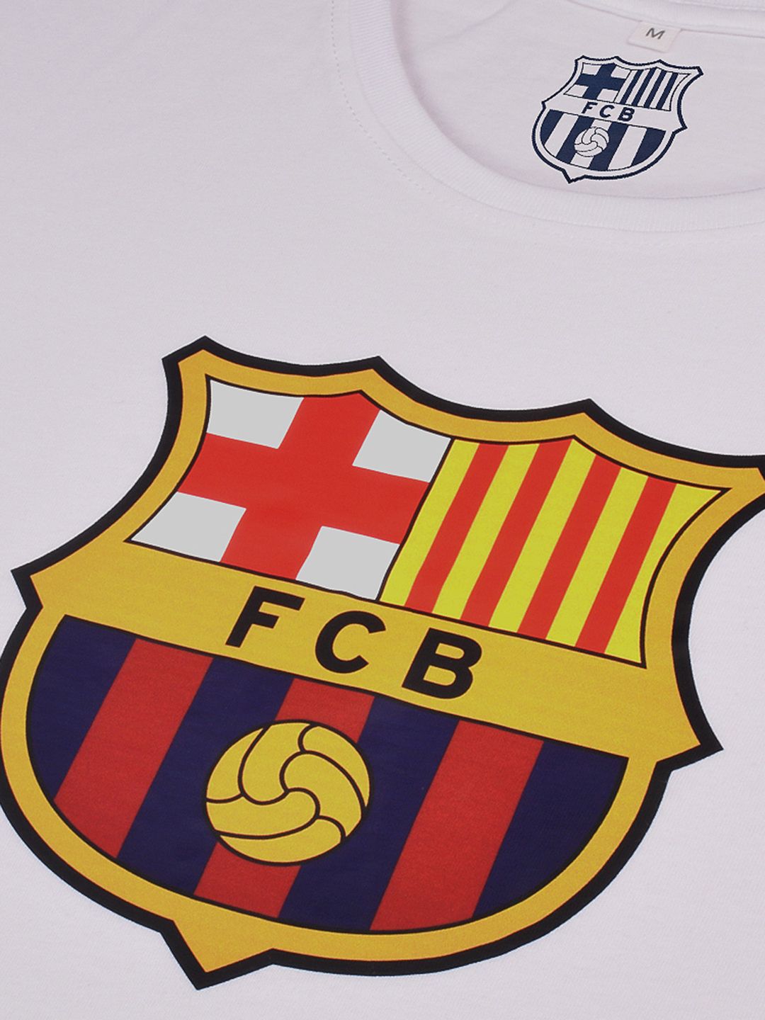 Buy FC Barcelona: Logo T-Shirt - White From Fancode Shop.