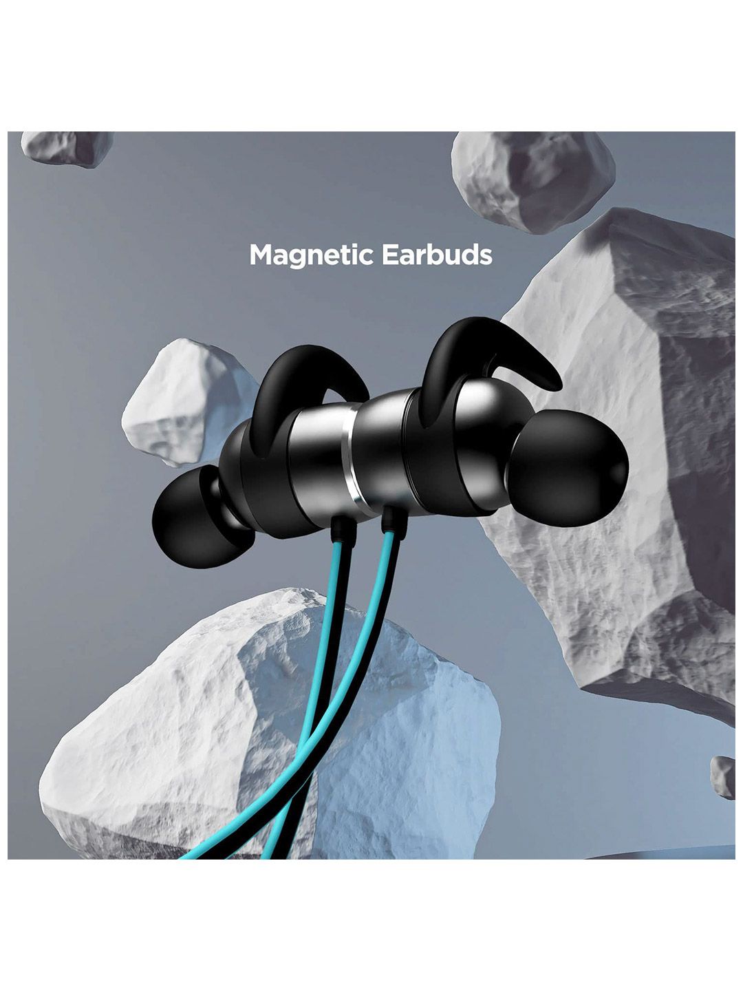 Buy Rockerz 255 Ocean Blue InEar With Mic Wireless Neckband From