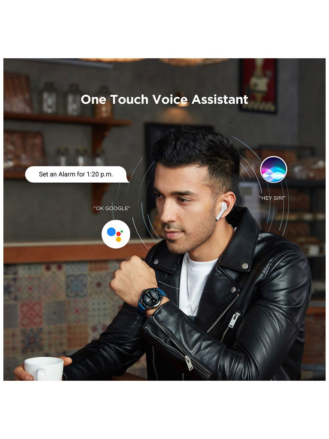 Buy Airdopes 131 Ivory White InEar With Mic True Wireless Earbuds From