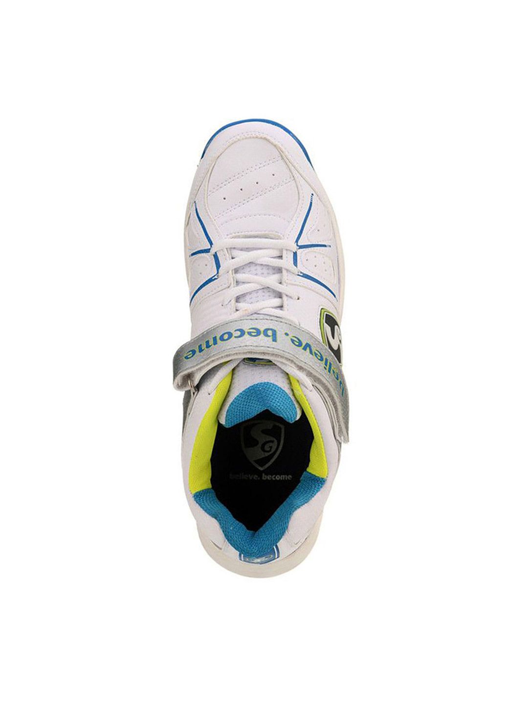Buy SG White and Lime and Aqua Sports Shoes & SG Merchandise Online ...