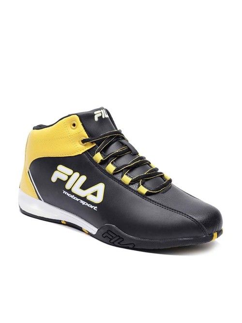 Buy Fila Men's NITRO Black Ankle Height Sneakers From Fancode Shop.