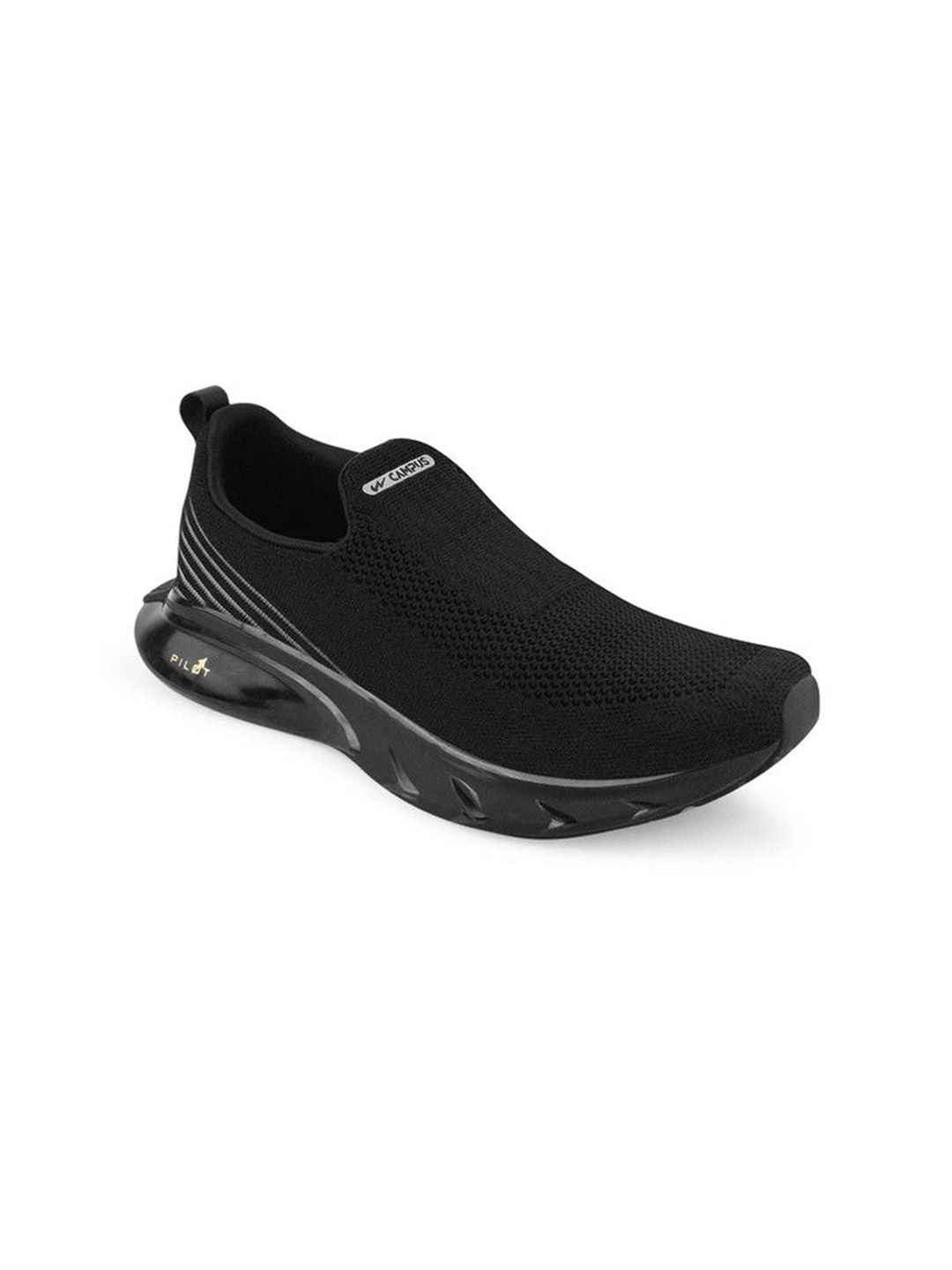 Buy Men Pilot Pro Black Running Shoes From Fancode Shop.