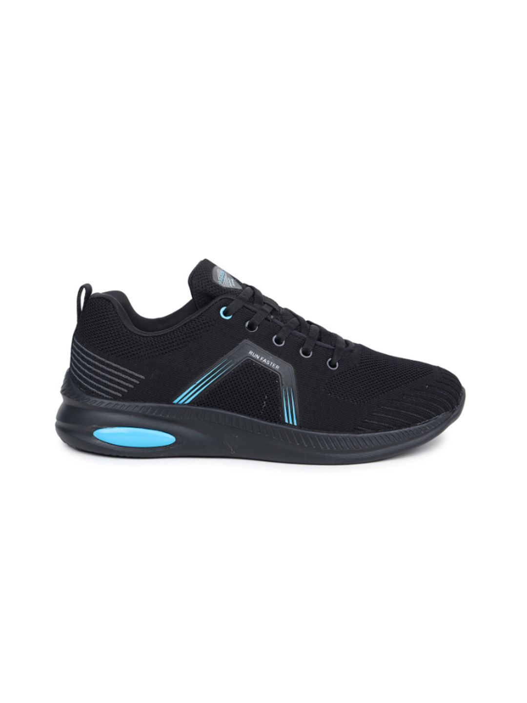 Buy Men Black & Turquoise Blue STINGER Sports Shoes From Fancode Shop.
