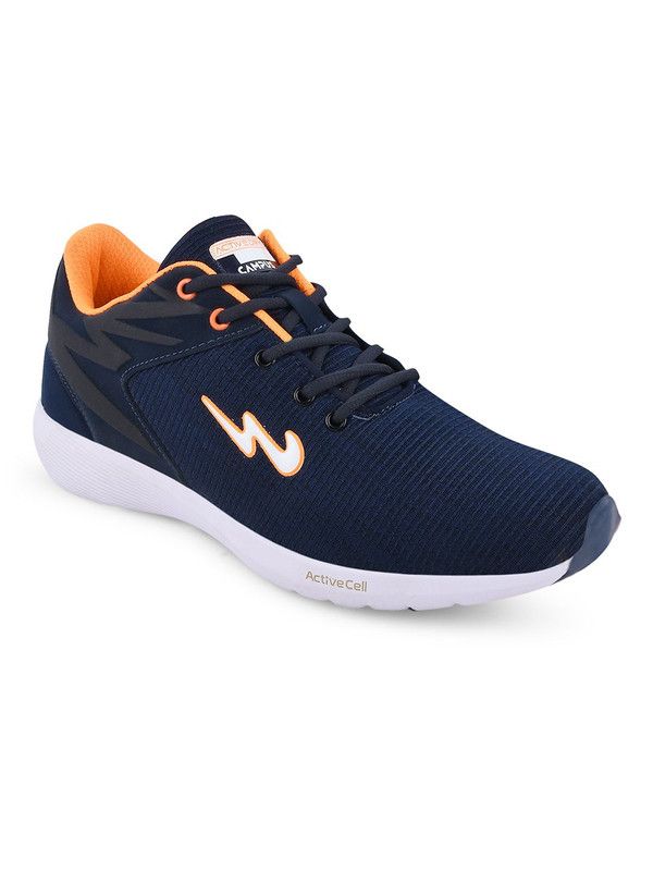 Buy Men Blue And Orange Royce2 Running Sports Shoes From Fancode Shop.