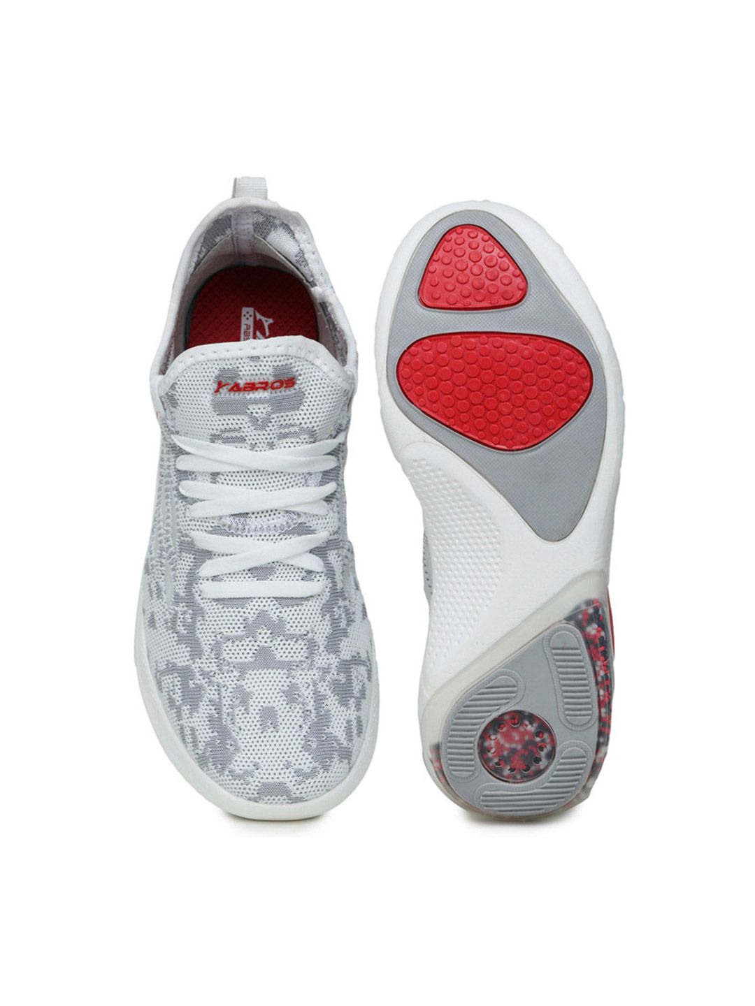 Buy Men White & Grey StirlingO Running Shoes From Fancode Shop.