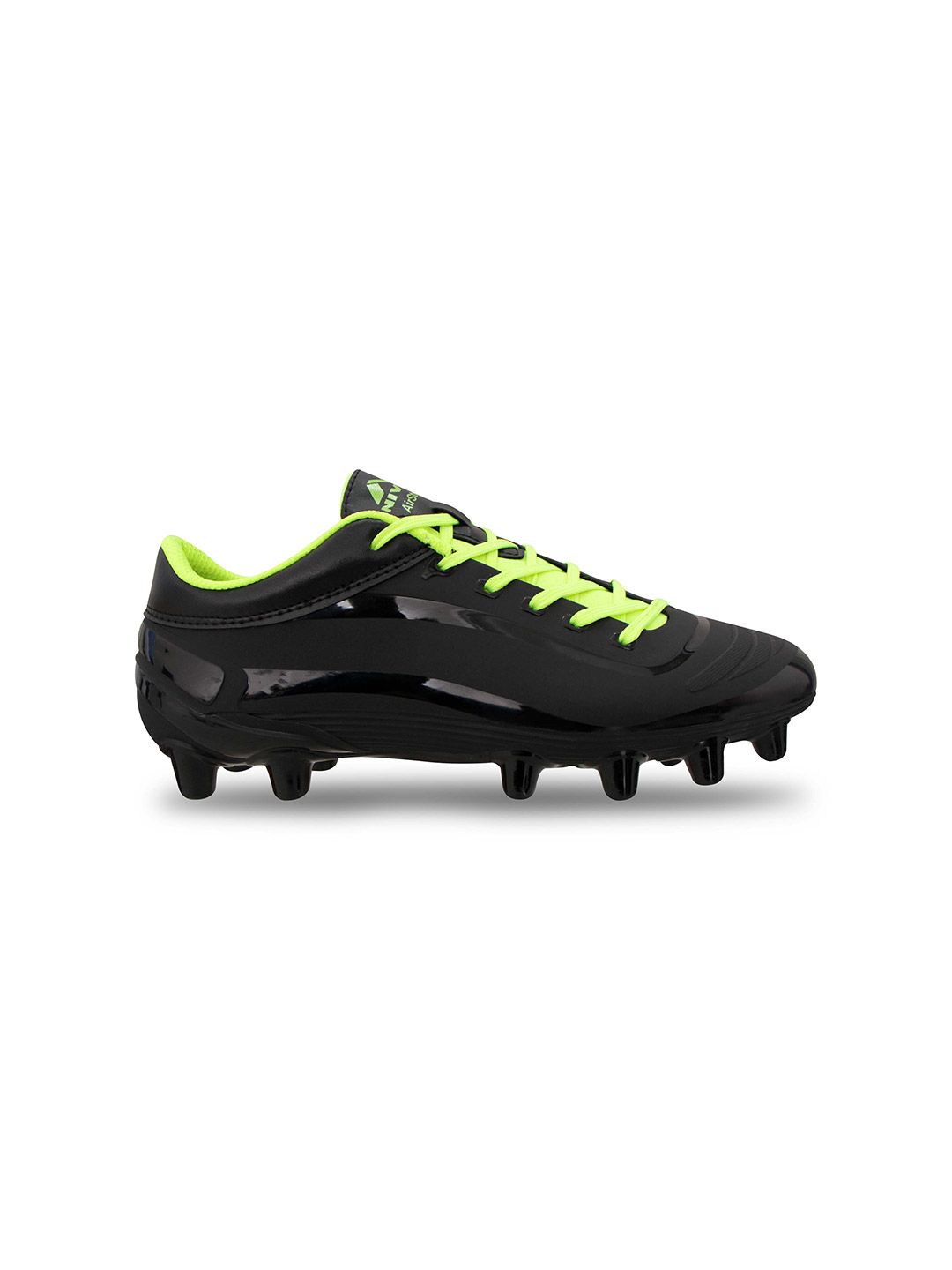 Nivia football shoes sales black