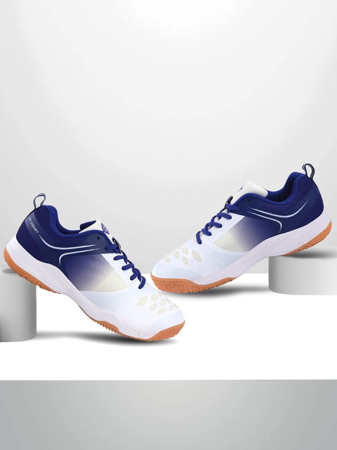 Buy Men Blue Hy-Court Badminton Shoes From Fancode Shop.