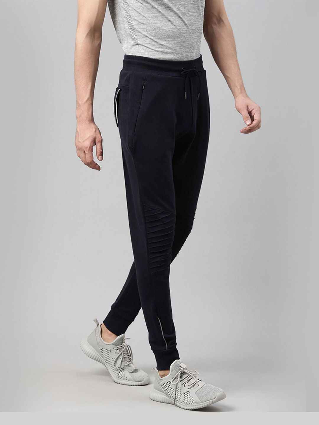 Gray Luxe Ribbed Panel Jogger Pants – MONDO Menswear