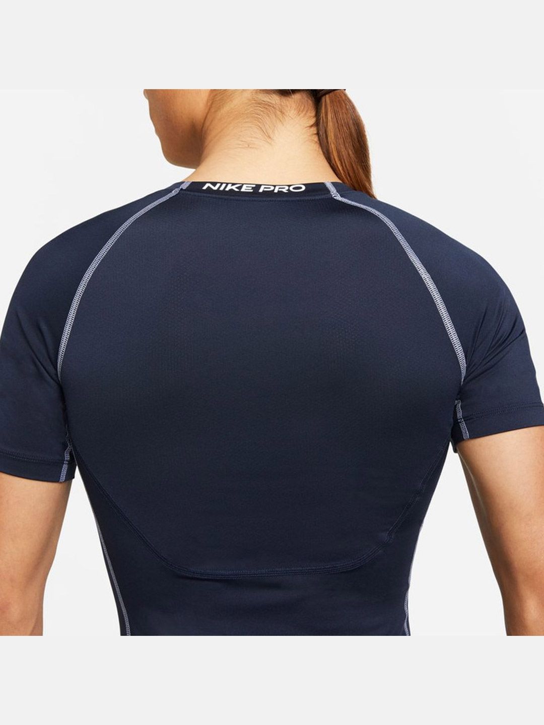 Buy Men Blue Pro Dri-FIT Round Neck Solid T-Shirts From, 58% OFF
