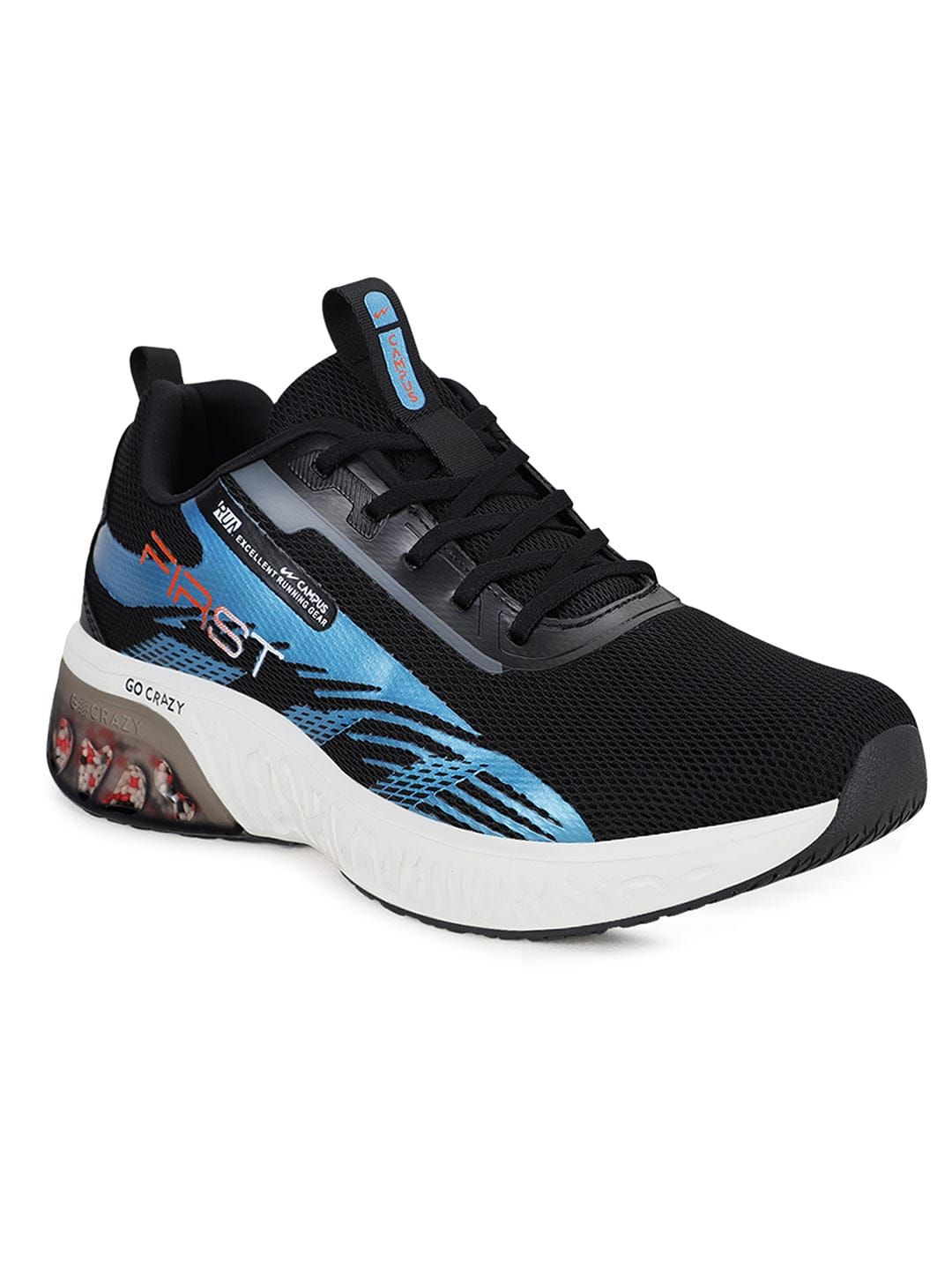 Buy Men Black First Running Shoes From Fancode Shop.