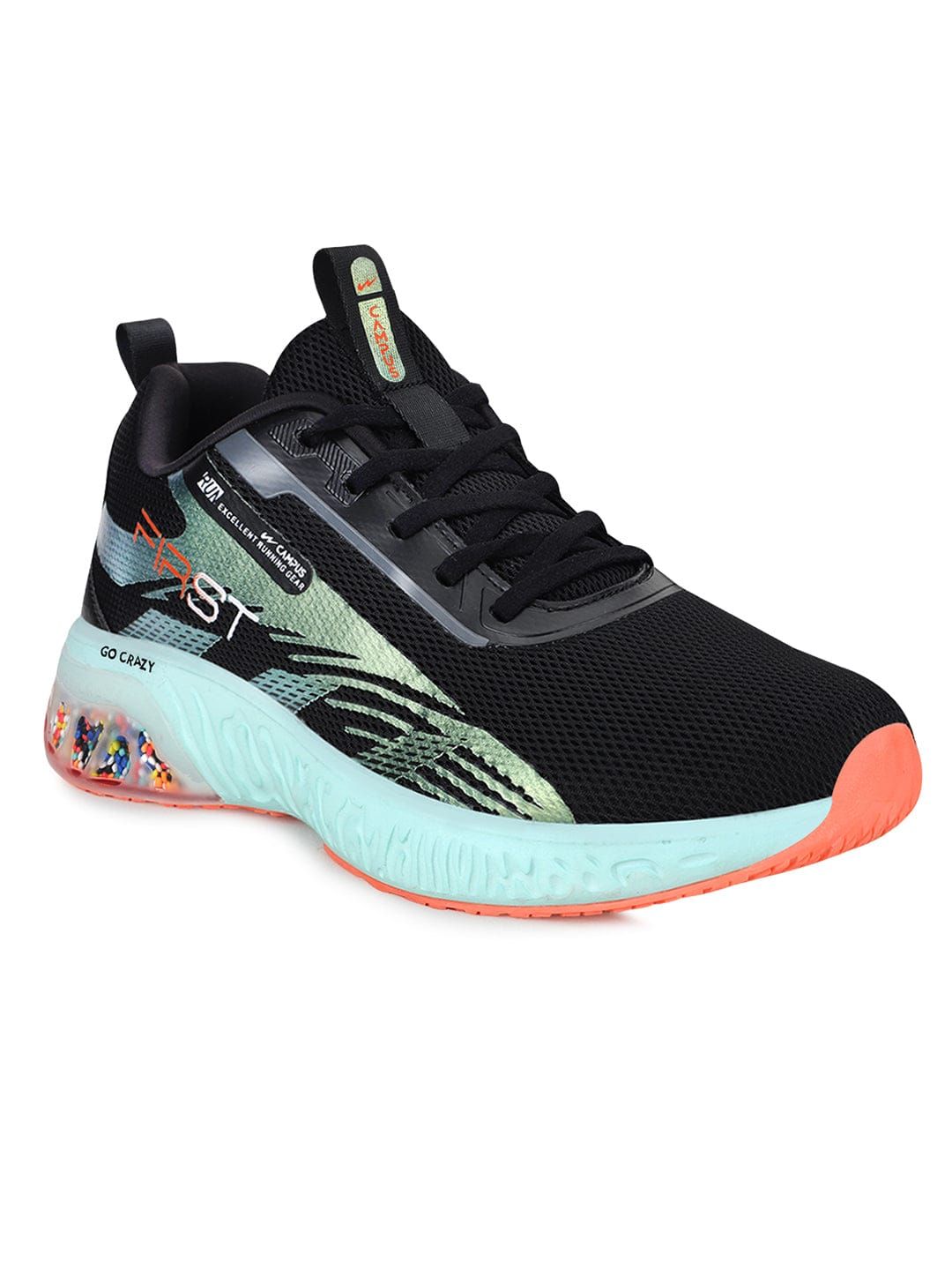 Buy Men Black First Running Shoes From Fancode Shop.