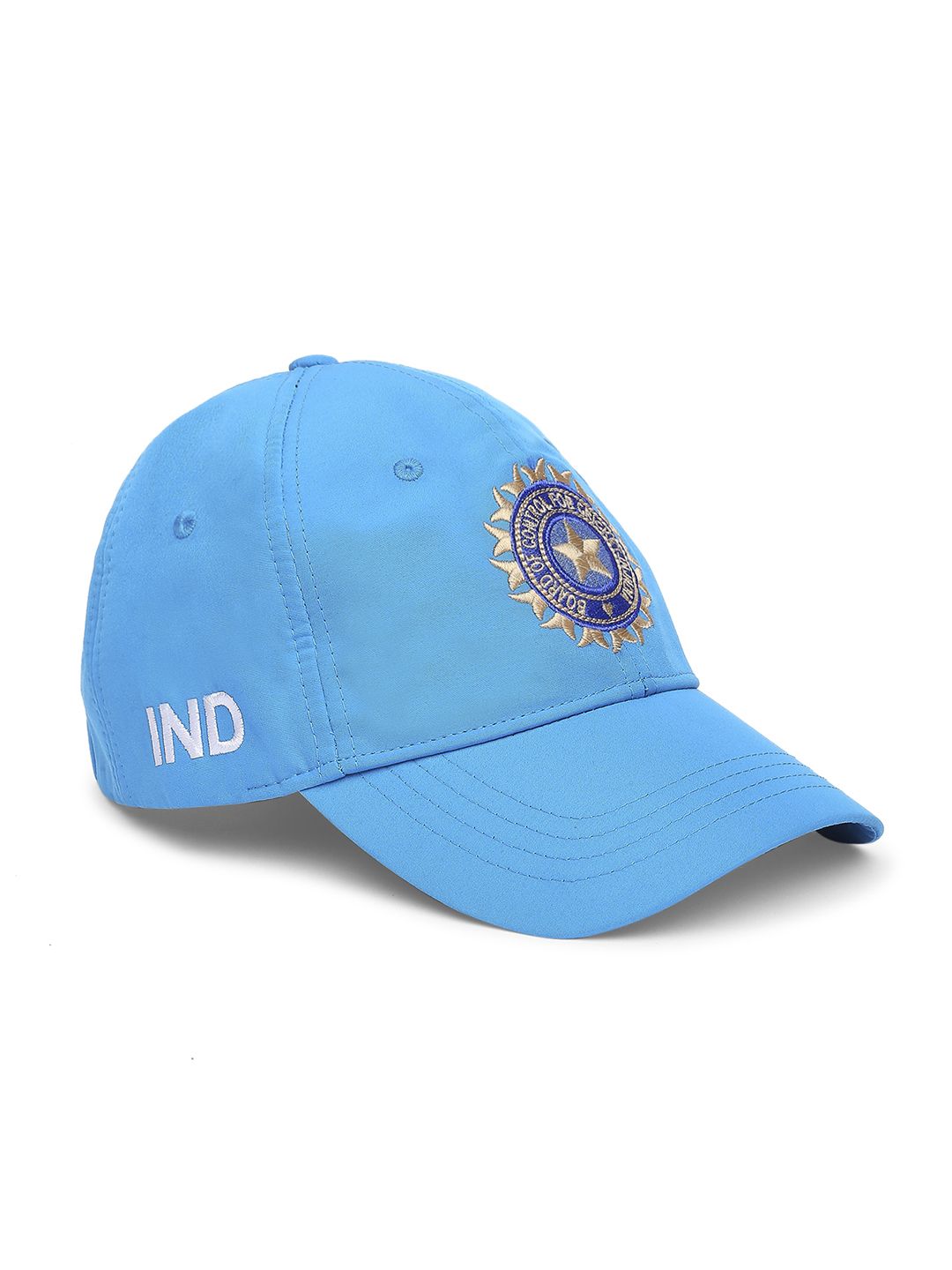 Buy Official ICC CWC23 Men Royal Blue Embroidered Cricket Cap From