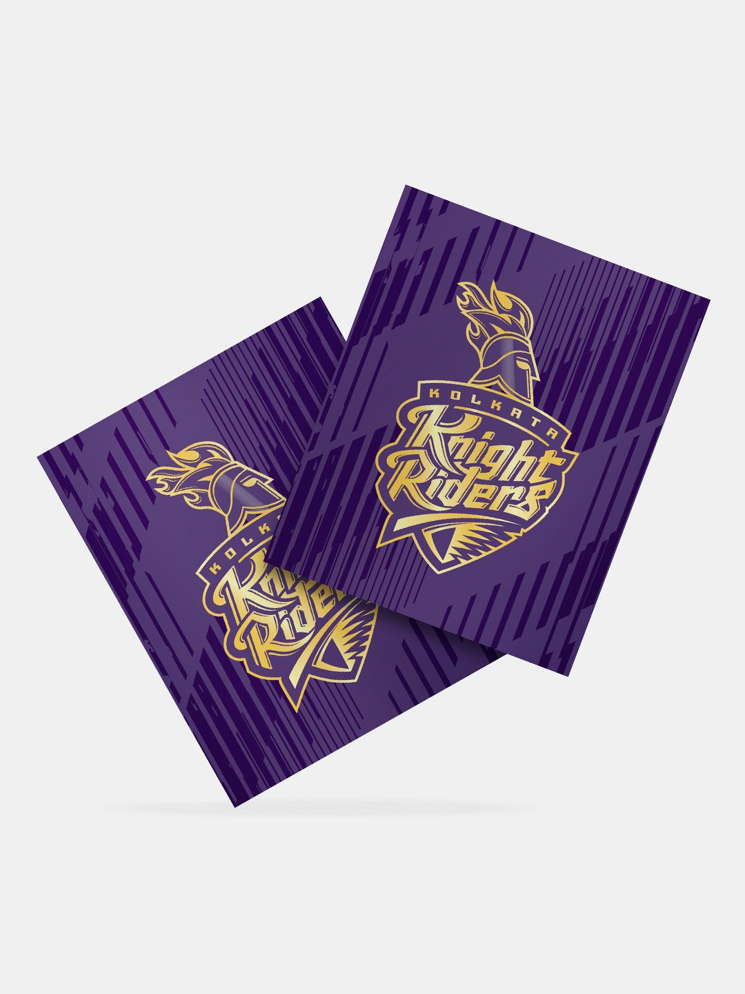 Purple Printed KKR Emblem Fridge Magnet - Pack of 1