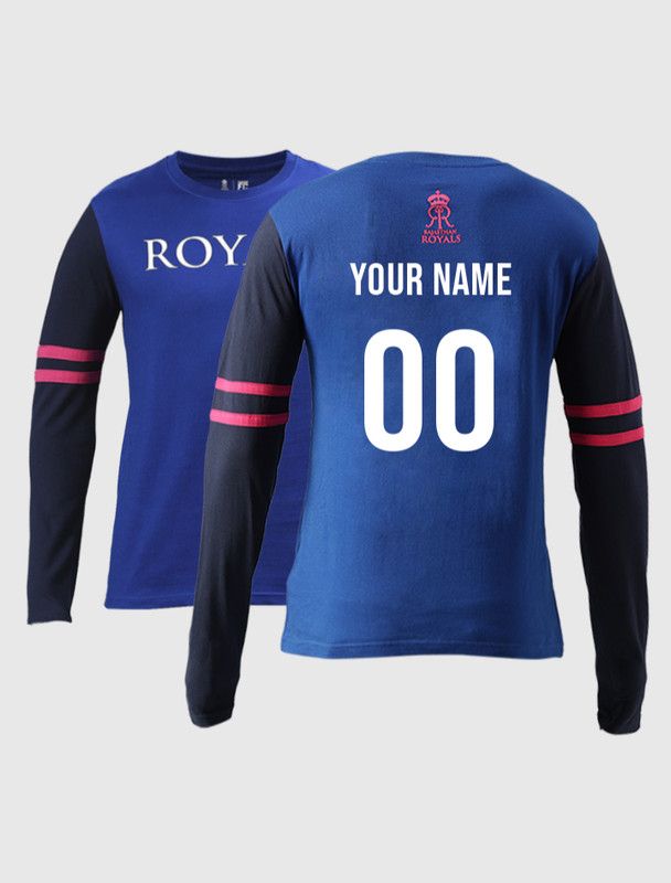 Buy Official Rajasthan Royals Baseball shirt by gullyactive Online