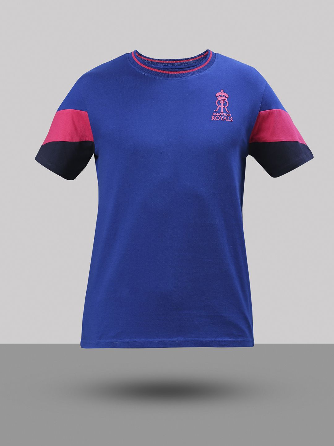 Buy Men Blue Printed Round Neck T-Shirts From Fancode Shop.