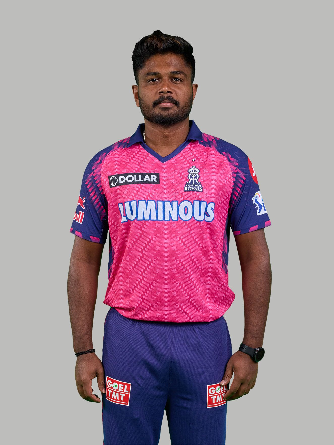 Buy Men Pink Printed Official Replica Jersey 2023 From Fancode Shop.