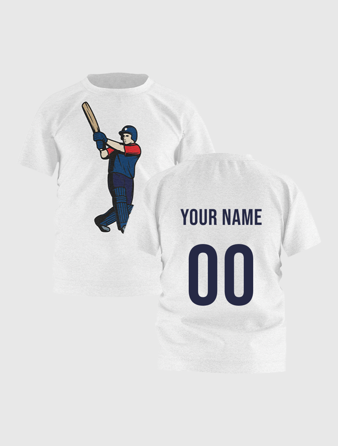 Delhi Capitals Boys White Printed Half Sleeves Round Neck Cotton T-Shirts: Customised With Your Name By FanCode (2)