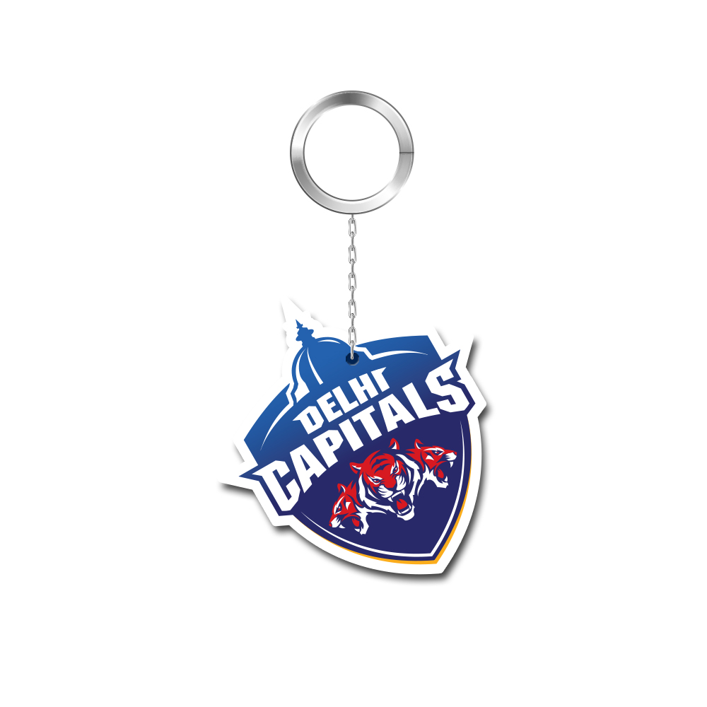 Delhi Capitals Crest - Acrylic Keychains (1)