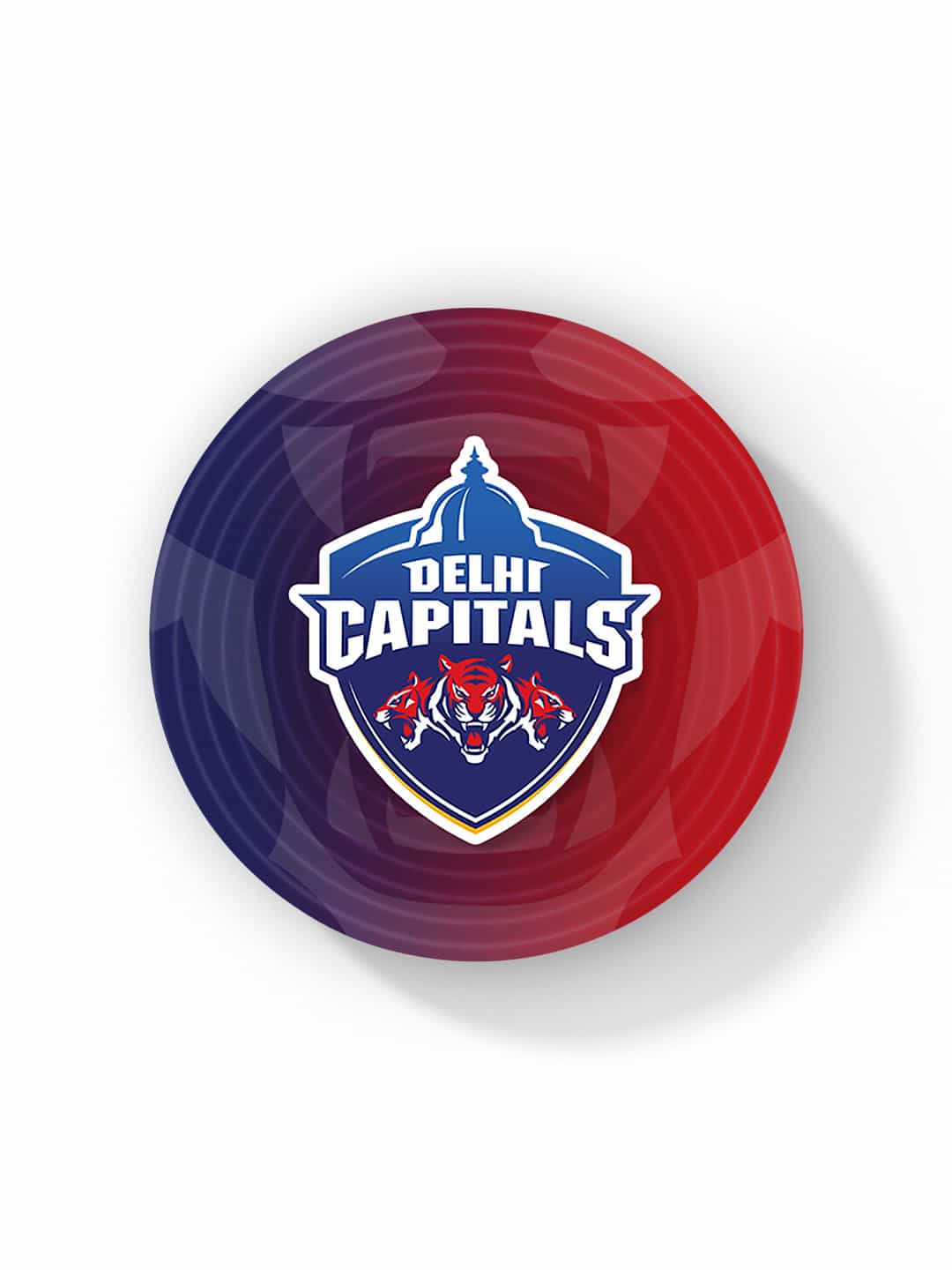 Delhi Capitals Crest - Circular Coasters (1)