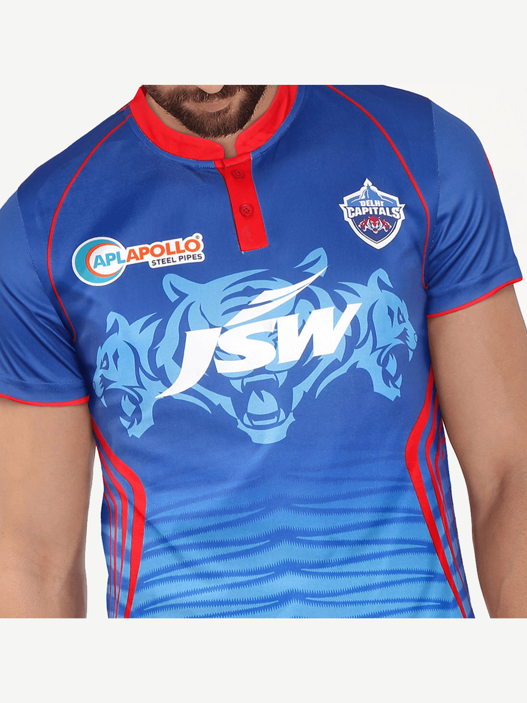 Delhi Capitals DC Men's Match Replica Jersey 2021 (1)