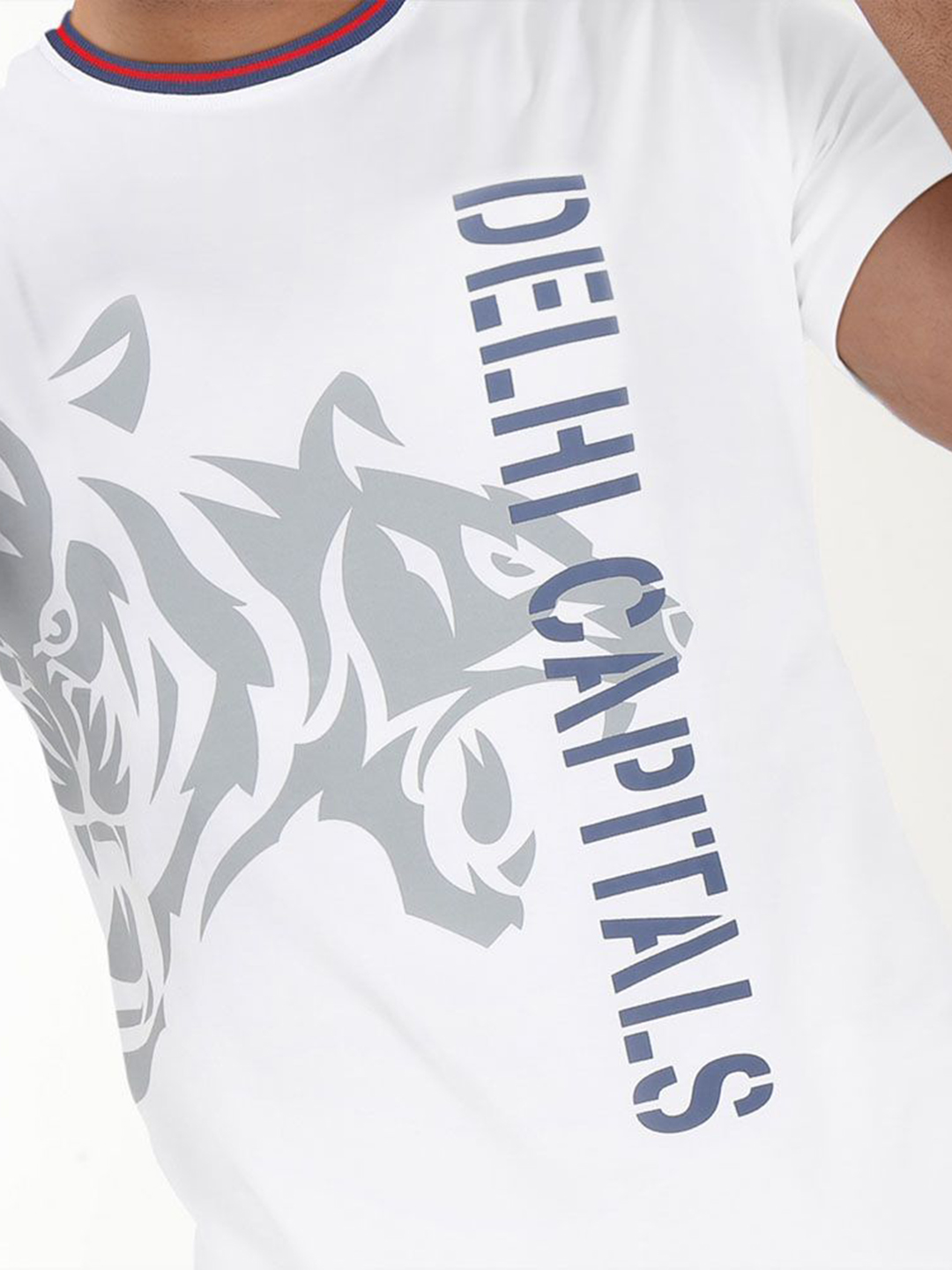 Delhi Capitals DC Men's Regular Fit T-shirt (4)