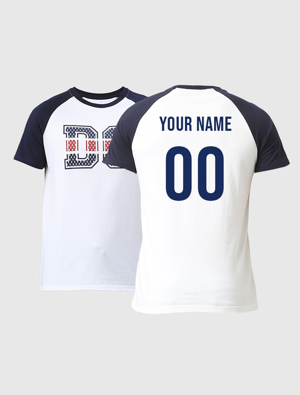 Delhi Capitals DC Official Kids White Printed Round Neck T-Shirts: Customised With Your Name By FanCode (4)