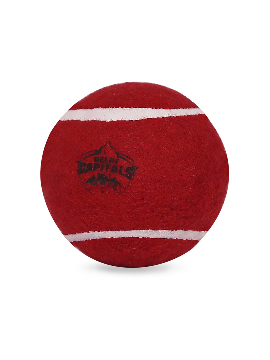 Delhi Capitals DC Official Tennis Ball - Red (50 GMS) - Pack of 3 (2)