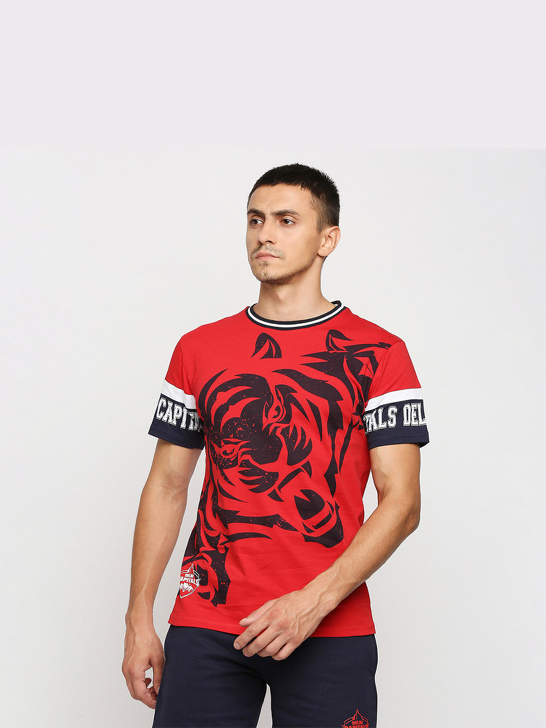 Delhi Capitals DC Red Round Neck T-Shirt (1)