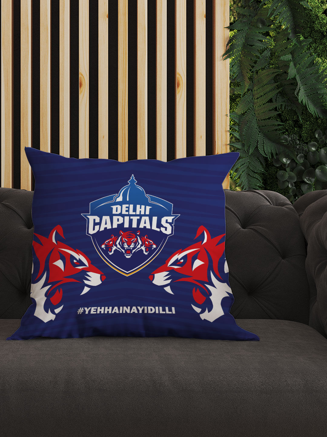 Delhi Capitals Delhi Capitals - Sqaure Cushions (Pack of - 2) (8)