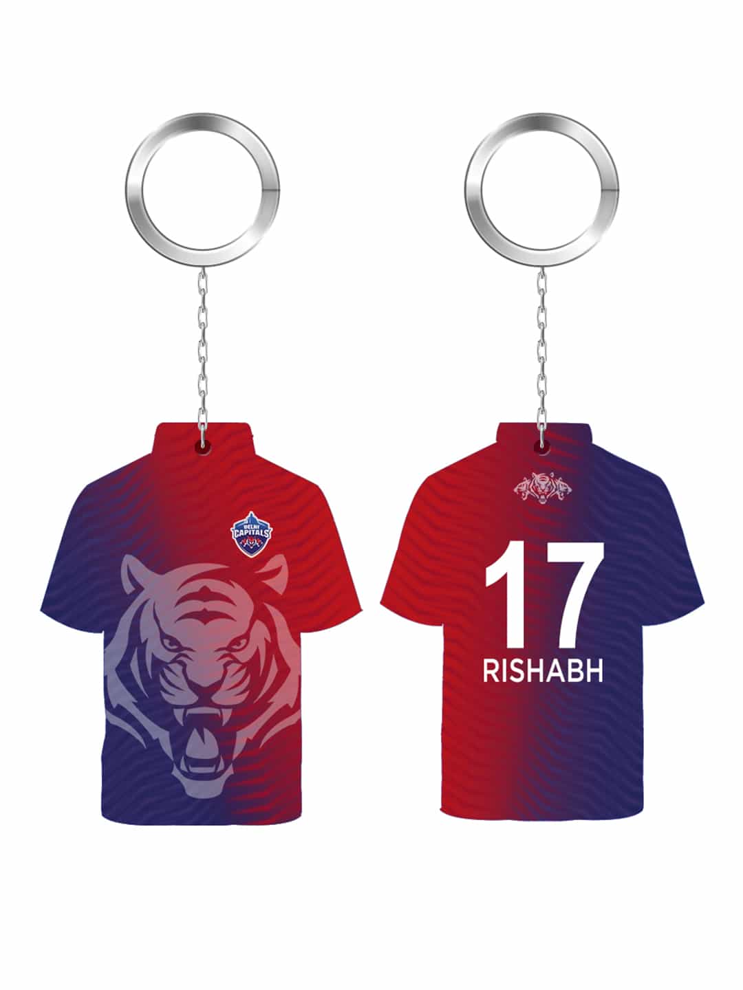 Delhi Capitals Gear Up - Acrylic Keychains (1)