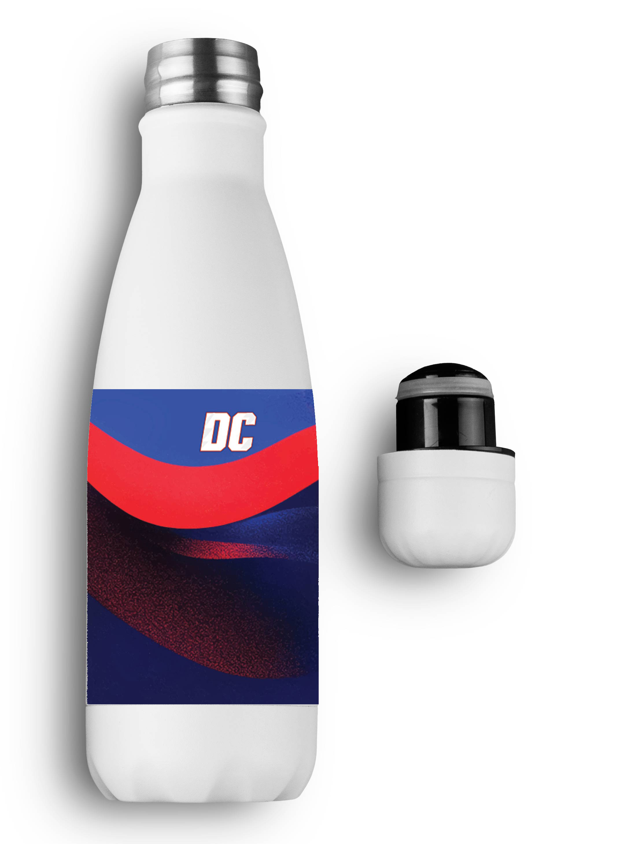 Delhi Capitals Logo Printed Double Walled Stainless Steel Vacuum Insulated Flask Water Bottle - 500 ML (2)