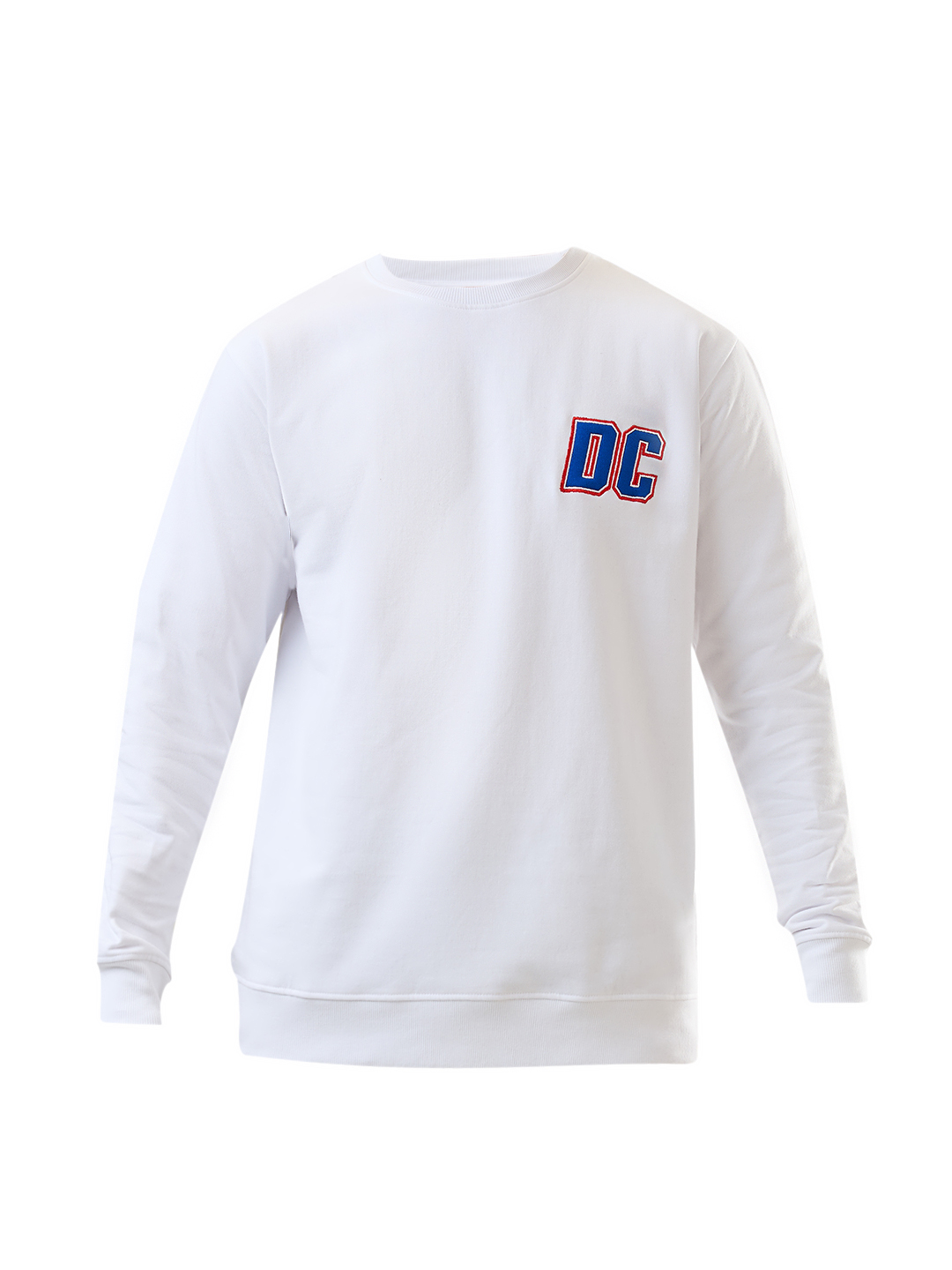 Delhi Capitals Men White Logo Printed Full Sleeves Cotton Sweatshirt (7)
