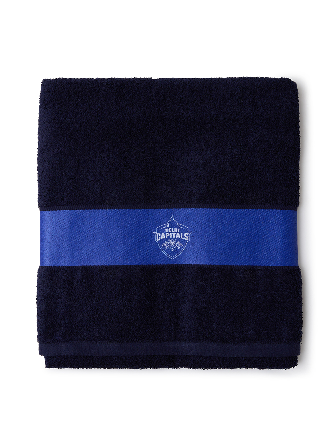 Delhi Capitals Premium 100% Cotton Terry Towels, Extra Soft Feel, Super Absorbent, Full Size - 70 cm X 140 cm, 460 GSM - (11)