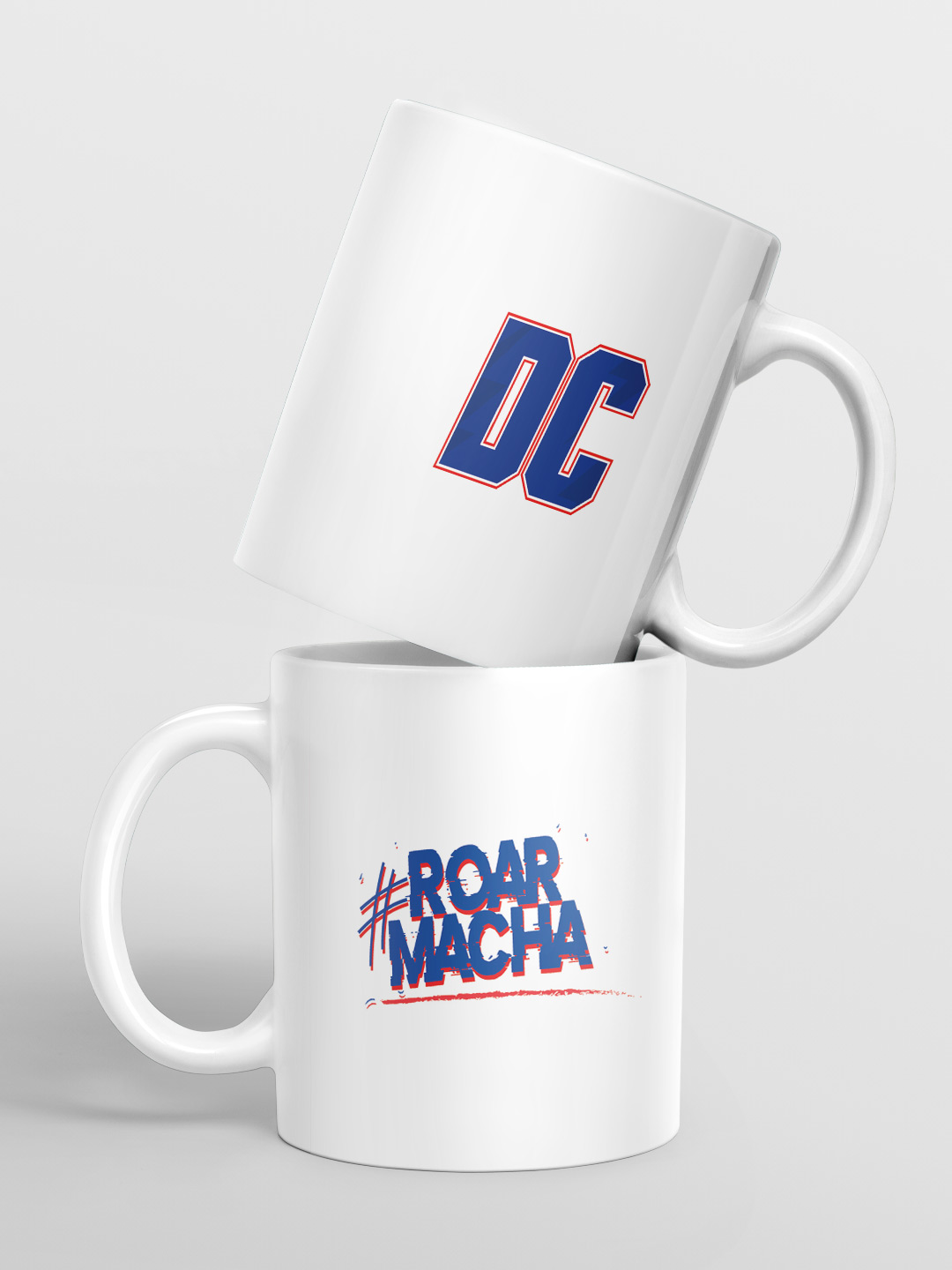 Delhi Capitals #RoarMacha Ceramic Coffee Mug 325 ml - (Pack of 1) (1)