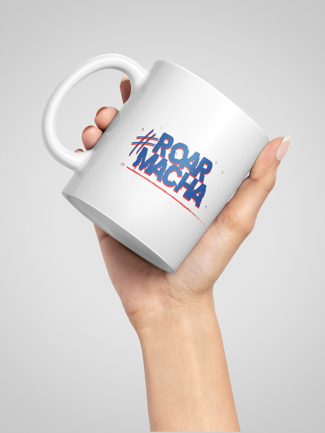 Delhi Capitals #RoarMacha Ceramic Coffee Mug 325 ml - (Pack of 1) (2)