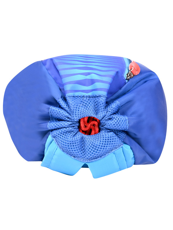 Delhi Capitals Unisex Blue Solid Drawstring Backpack (4)