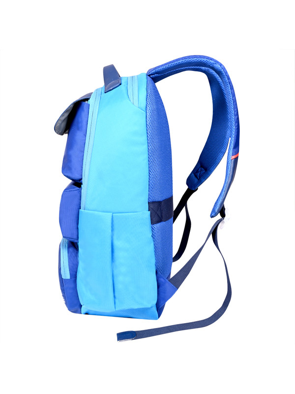 Delhi Capitals Unisex Blue Solid Multipurpose Laptop Backpack (2)