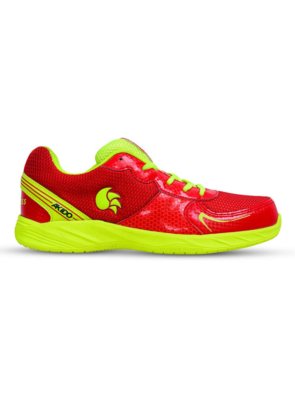 DSC Men Red and Yellow Akido Badminton Shoes (1)