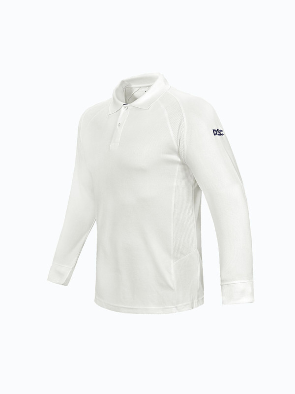 DSC Men White Passion Full Sleeves Cricket T-Shirts (1)