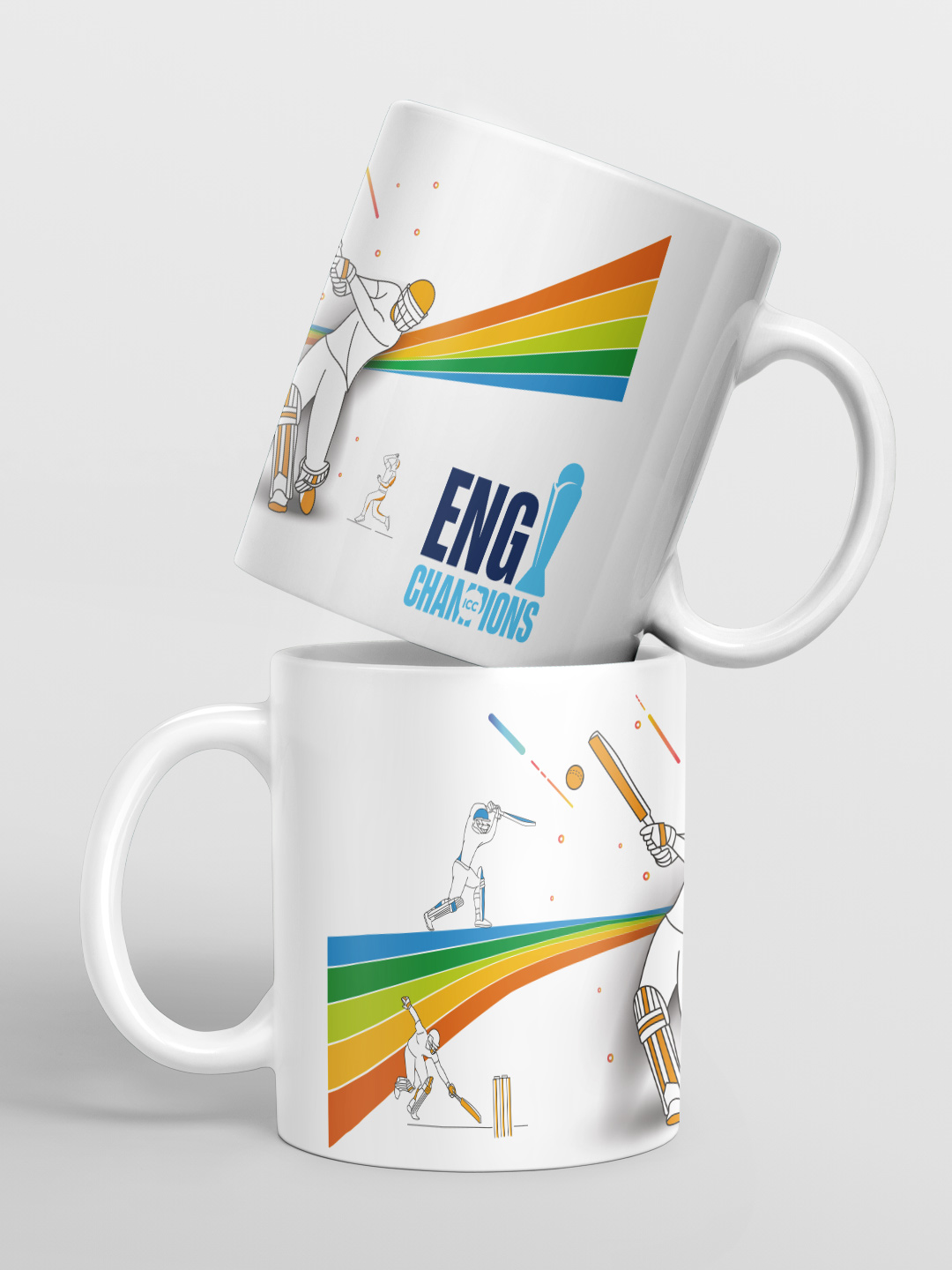 England ICC Champions Trophy 2025 - Ceramic Glossy Printed Mug, Microwave and Dishwasher Safe, Tea and Coffee Mug - 325  (1)
