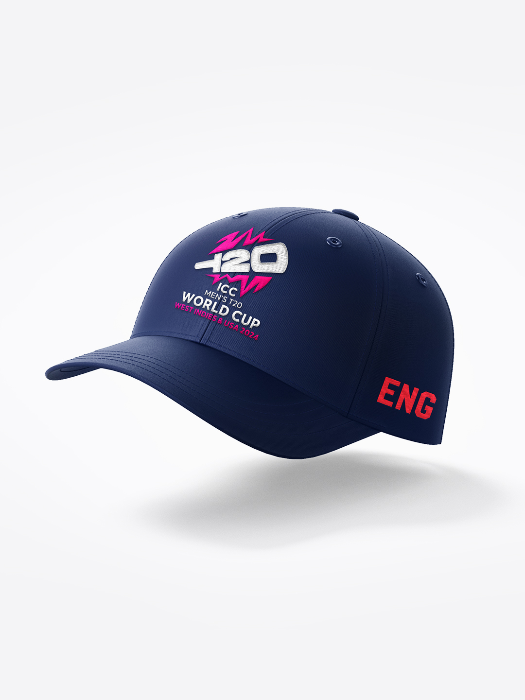 England ICC Men's T20 WC-24 Navy Blue Embroidered Team England Baseball Cap (1)