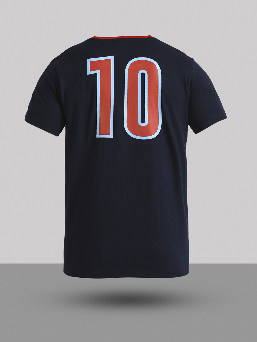England Men Blue Printed Round Neck Cotton T-shirt (9)